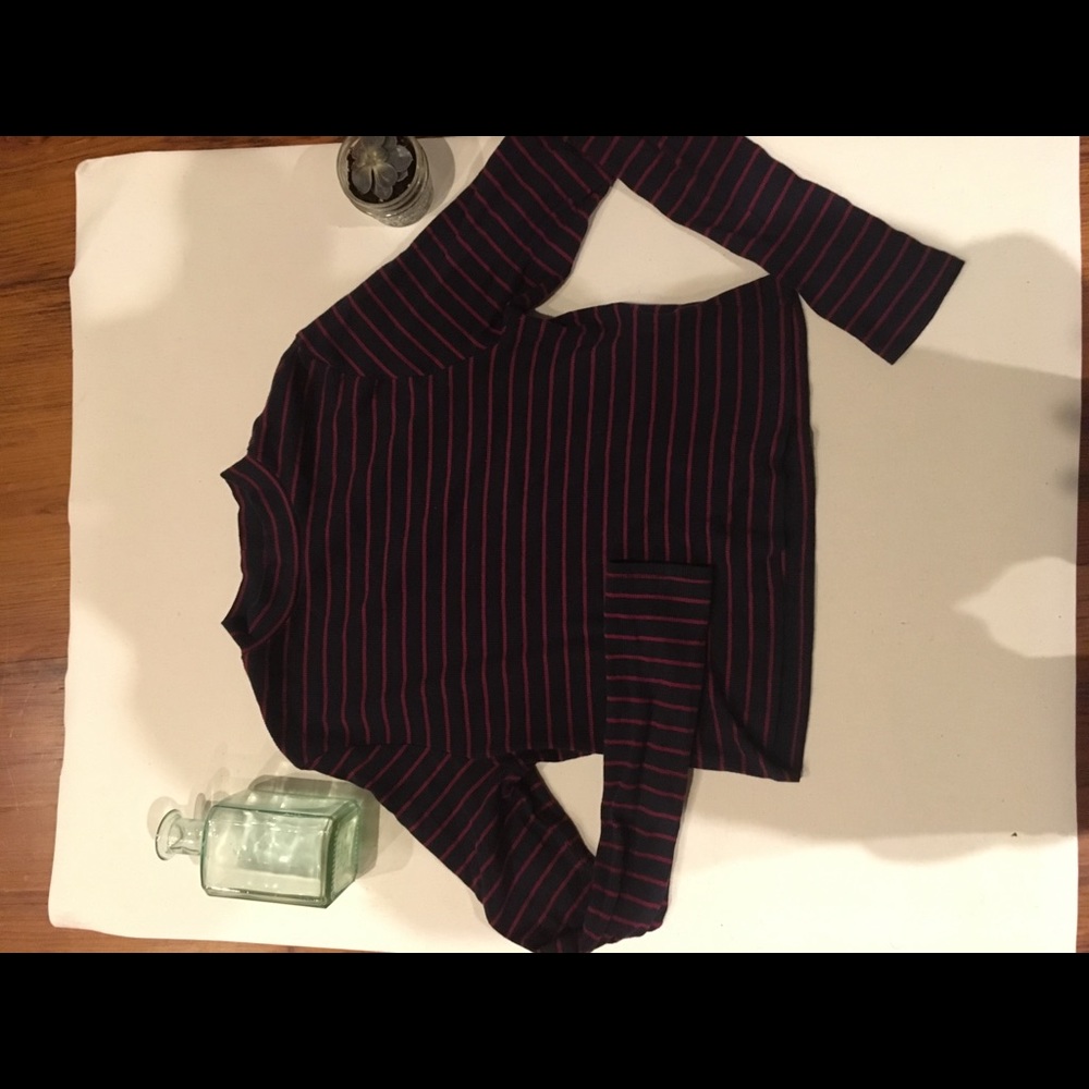 H&M mock turtle neck crop top